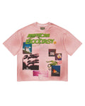 All Human Champagne Room Tee Pink