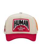 All Human EBT Trucker Hat Cream/Red