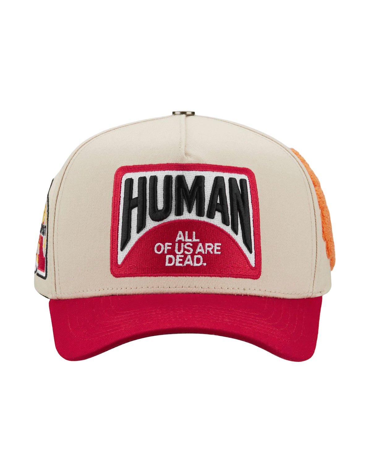 All Human EBT Trucker Hat Cream/Red
