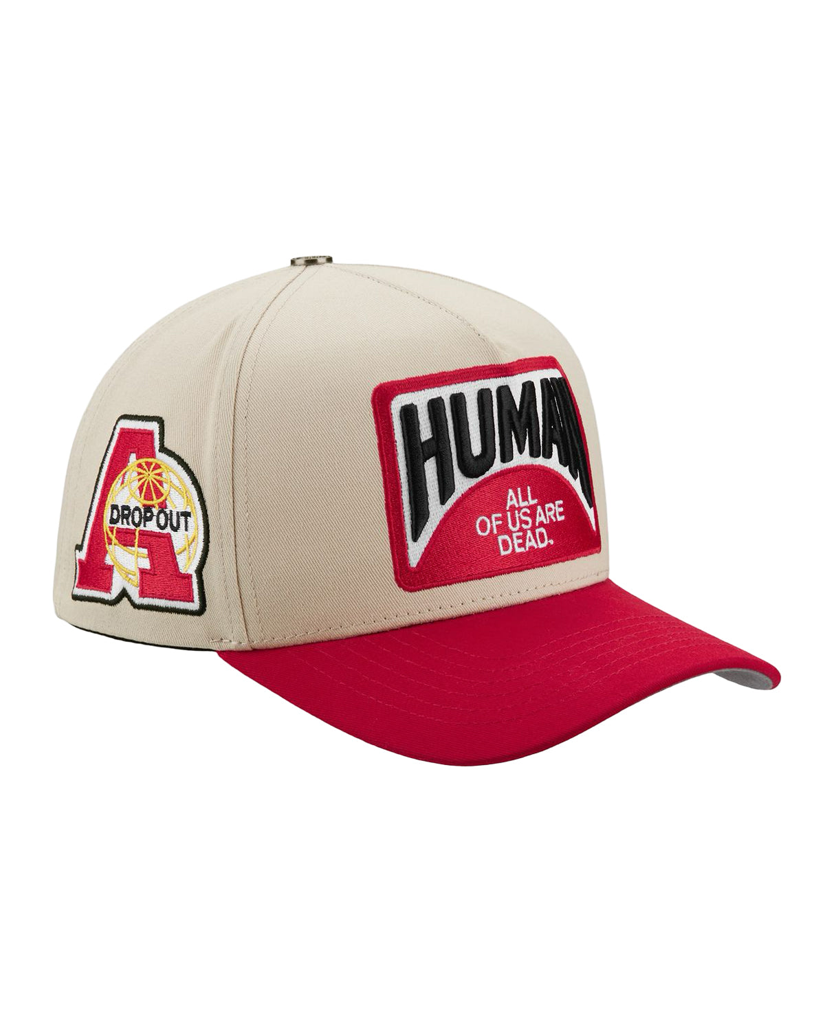 All Human EBT Trucker Hat Cream/Red