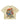 All Human Lefrak Tee Cream, cream tee with airbrushed cartoon characters in baseball jerseys, front view