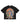 All Human Like Mike Tee Black, black tee with an airbrushed cartoon basketball crew graphic, front view