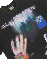 All Human Lost In Translation Tee Black