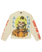 All Human No Future L/S Tee Cream