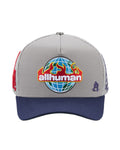 All Human Silo Trucker Hat Grey/Purple