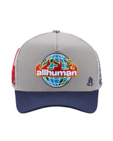 All Human Silo Trucker Hat Grey/Purple