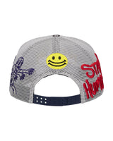 All Human Silo Trucker Hat Grey/Purple
