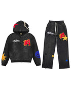 All Human Spit Fire V2 Sweatsuit Black Wash