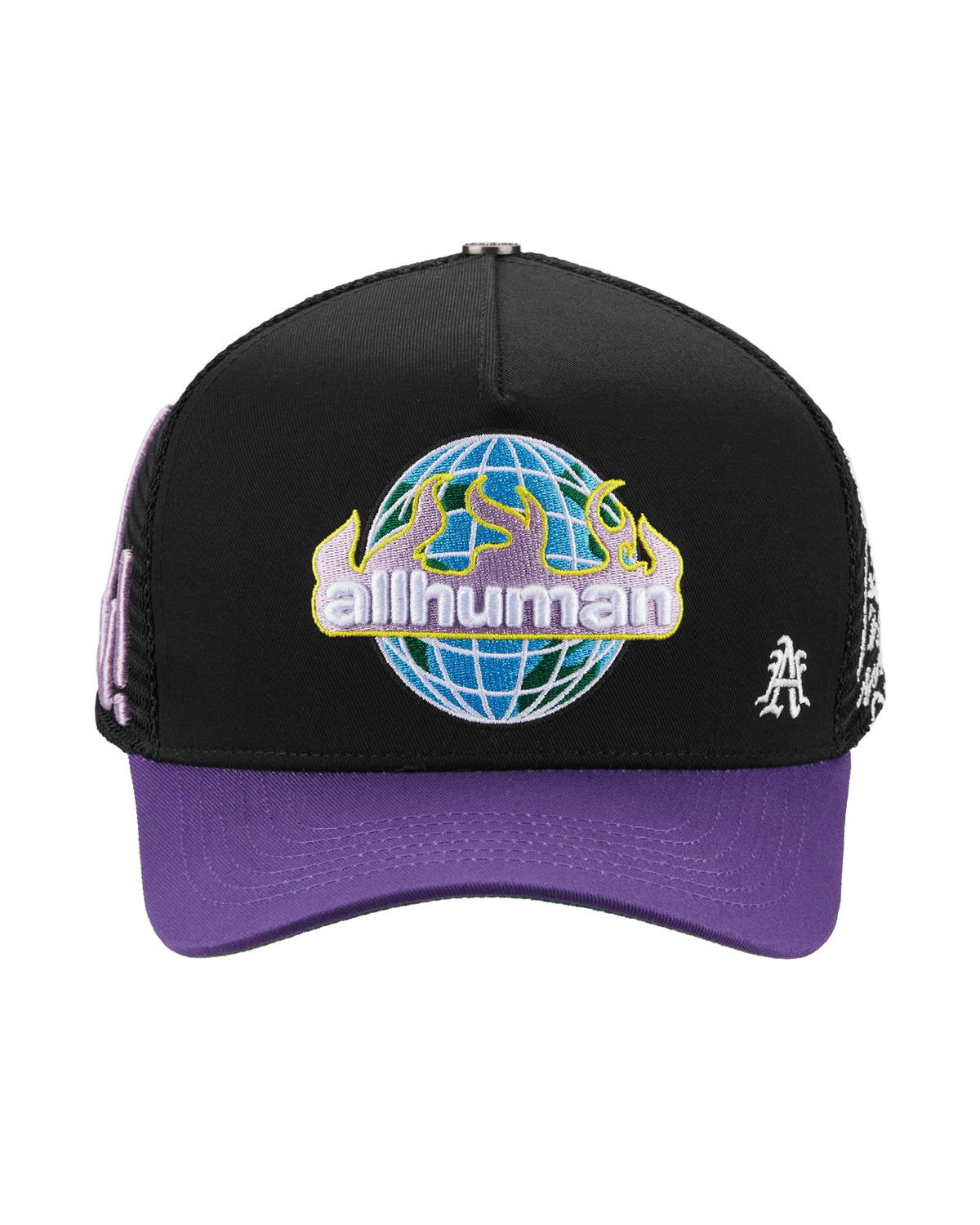 All Human Syrup Trucker Hat Black/Purple