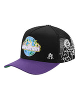 All Human Syrup Trucker Hat Black/Purple