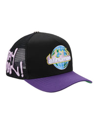 All Human Syrup Trucker Hat Black/Purple