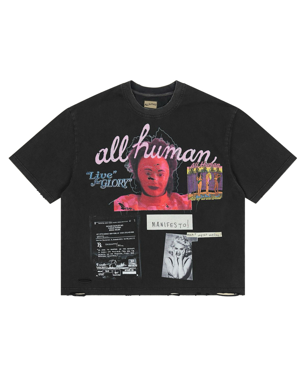 All Human Terapia Tee Black