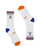 All Human The Sock V1 White/Royal Blue/Orange