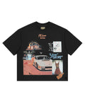 All Human White Ferrari V2 Tee Black