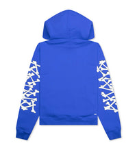 Amiri Bones Stacked Hoodie Blue