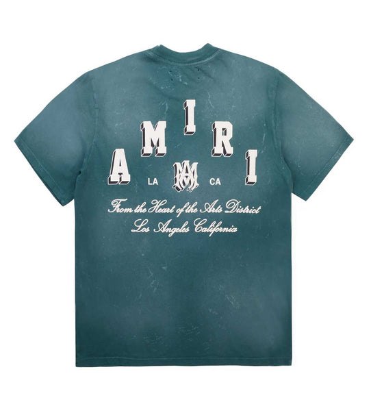 AMIRI collegiate Tシャツ　S サイズ　正規品 Amiri Collegiate Green Tee – Restock AR