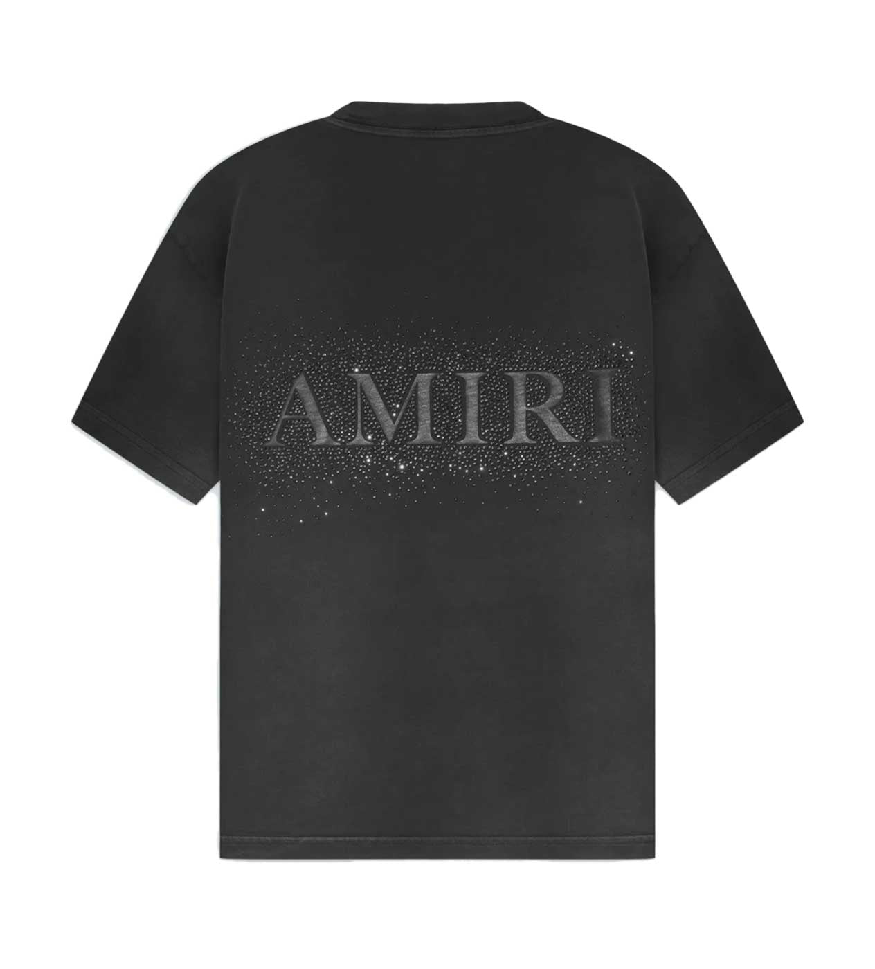 Amiri Crystal Burst Tee Faded Black back