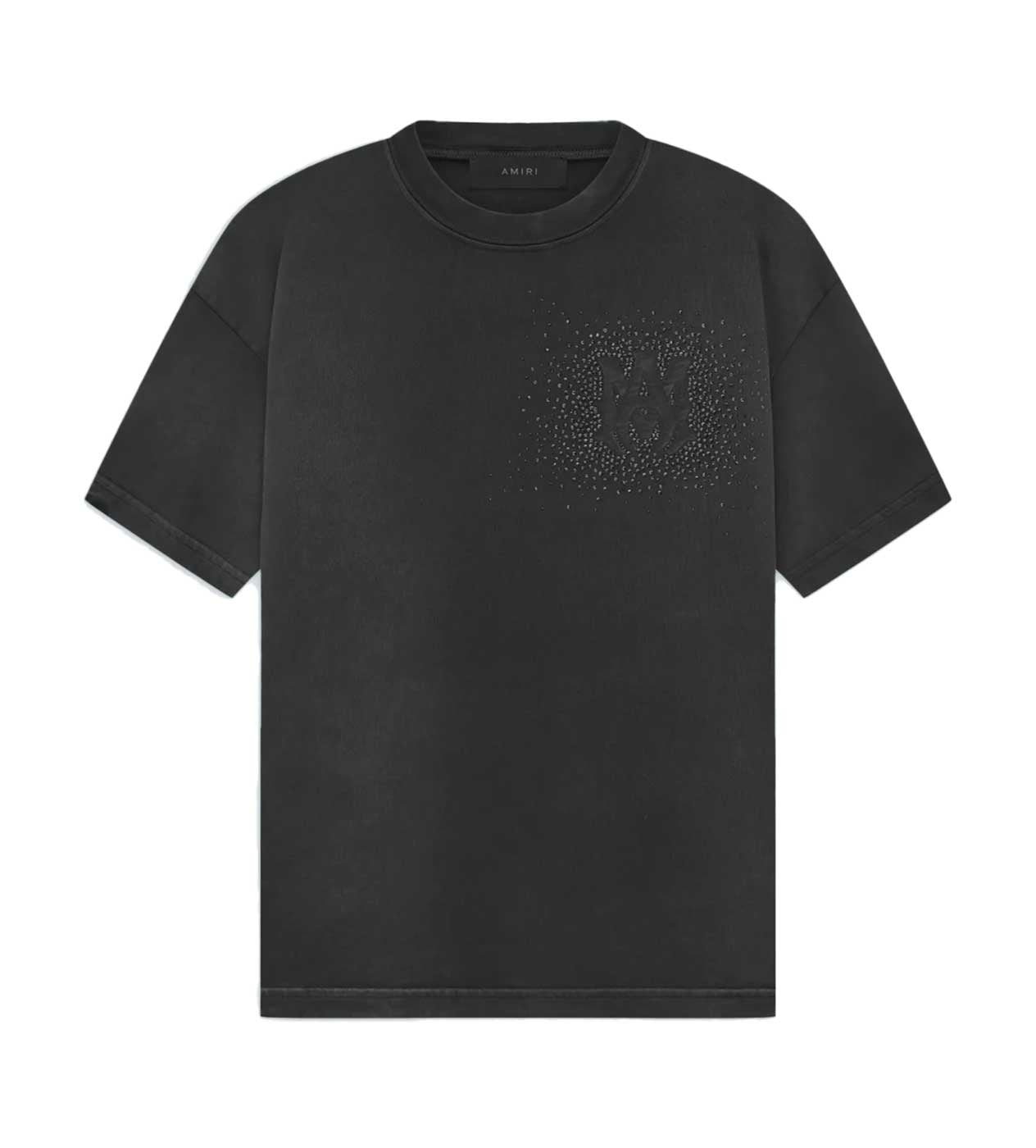 Amiri Crystal Burst Tee Faded Black front