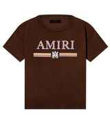 Amiri MA Bar Tee Brown front