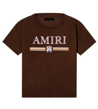 Amiri MA Bar Tee Brown front