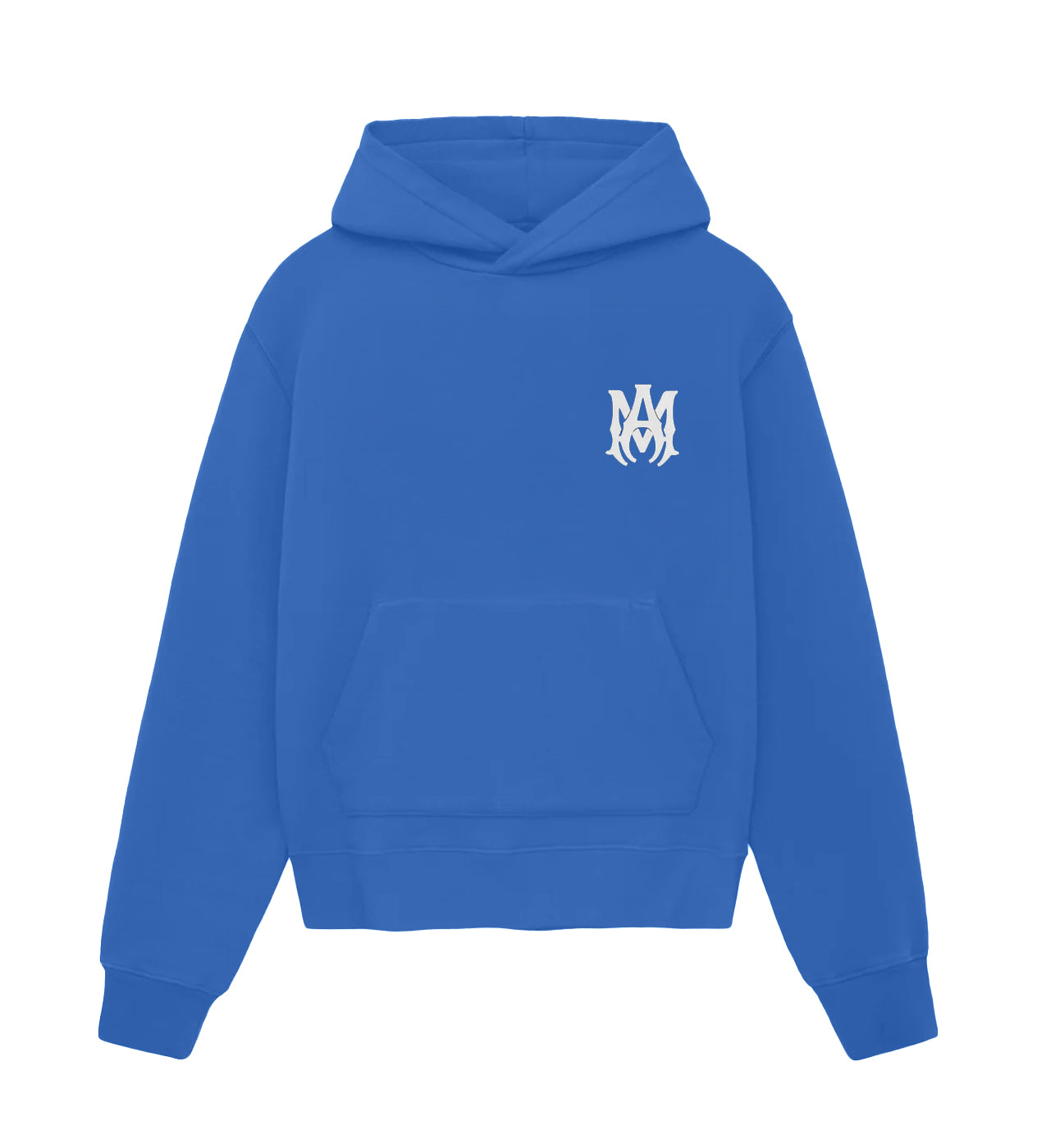 Amiri MA Core Logo Hoodie Blue