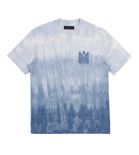 Amiri MA Logo Dip Dye Tee Ashley Blue