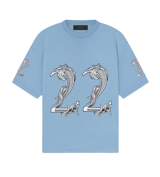 Amiri Oversized 22 Tee Ashley Blue – Restock AR