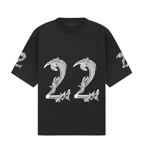 Amiri-Oversized-22-Tee-Black-