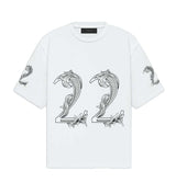 Amiri Oversized 22 Tee White