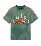 Amiri Tiger Tee Green