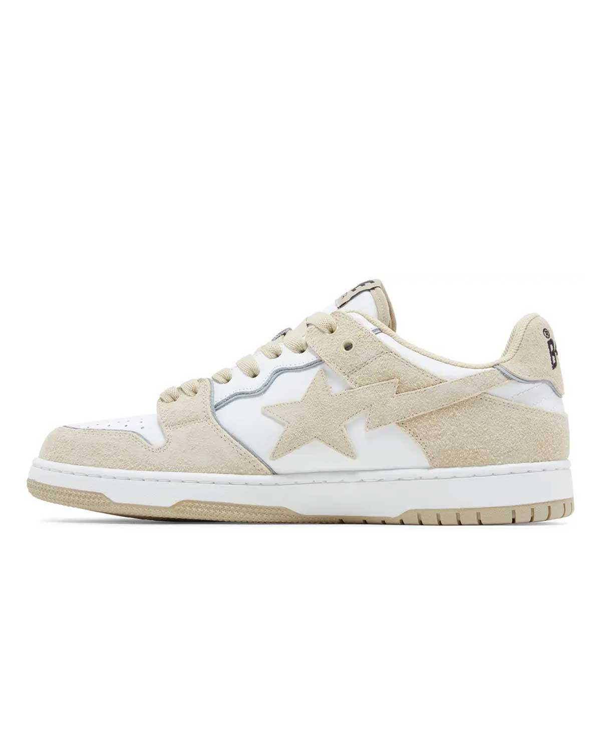 Bape x Sk8 Sta #3 Beige/White