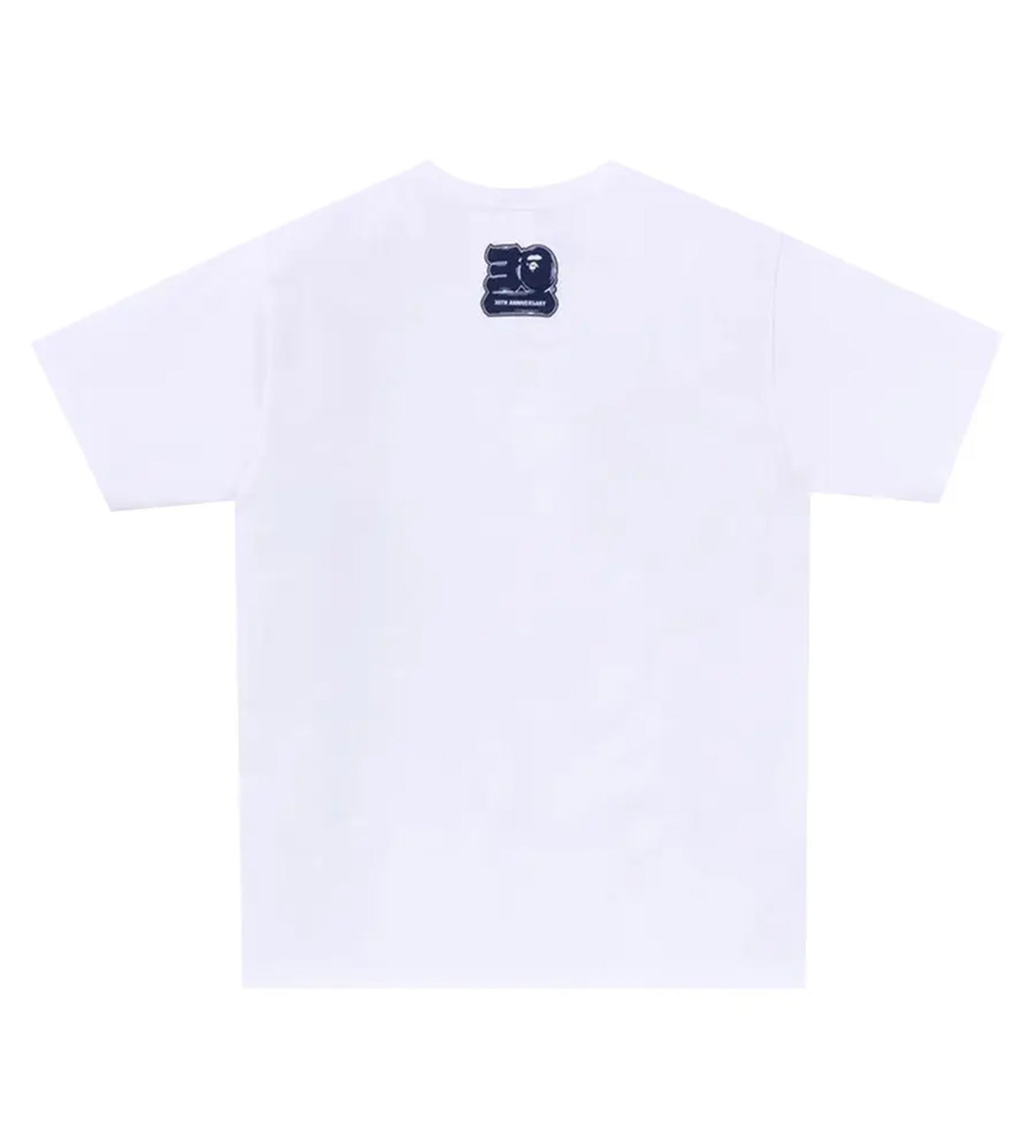 Bape 30th Anniversary Tee White/Navy