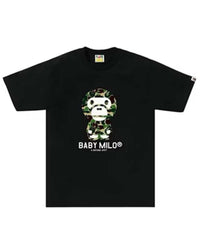 Bape ABC Camo Baby Milo Tee Black