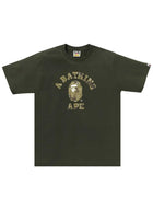 Bape Bitmap College Tee Olive Drab