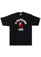 Bape Color Camo College Tee Black/Red