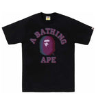 Bape Glitch Art College Tee Black