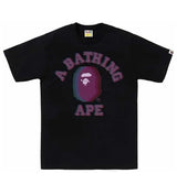 Bape Glitch Art College Tee Black