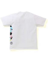 Bape New Multi Camo Side Big Ape Head Tee White