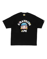 Bape x Mr College Tee Black
