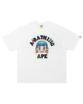 Bape x Mr College Tee White