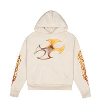 Basketcase Beyblade Hoodie Cream front view