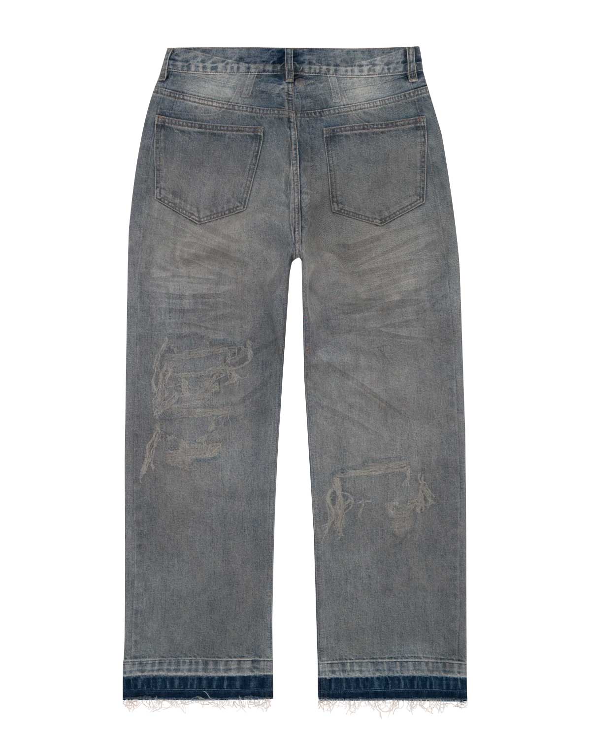Bravest Studios Dirty Wash Jeans Blue