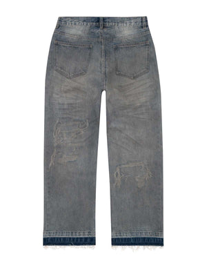 Bravest Studios Dirty Wash Jeans Blue