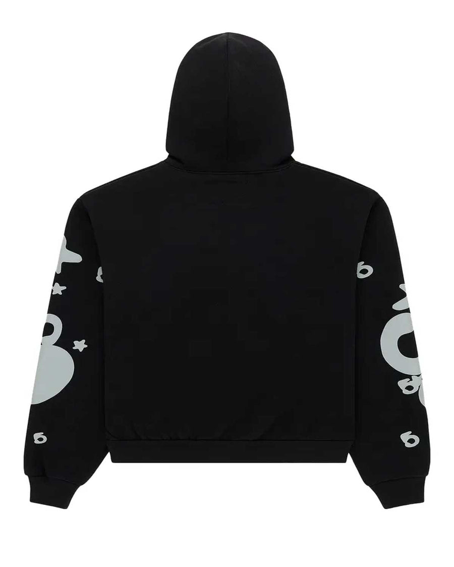Sp5der Beluga 3M Reflective Hoodie Black