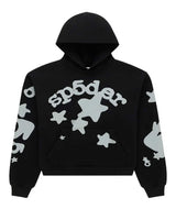 Sp5der Beluga 3M Reflective Hoodie Black