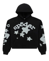 Sp5der Beluga 3M Reflective Hoodie Black
