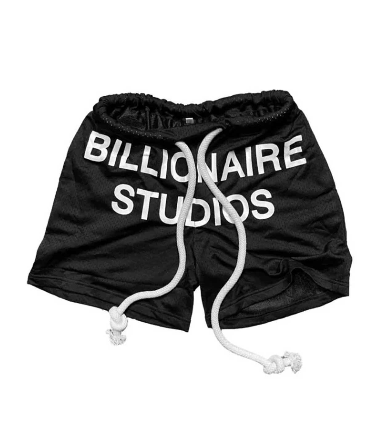 Billionaire Studios Blackout Bill Net Shorts Black