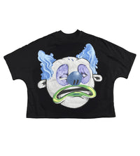 Billionaire Studios Bloo Frown Black Tee front view