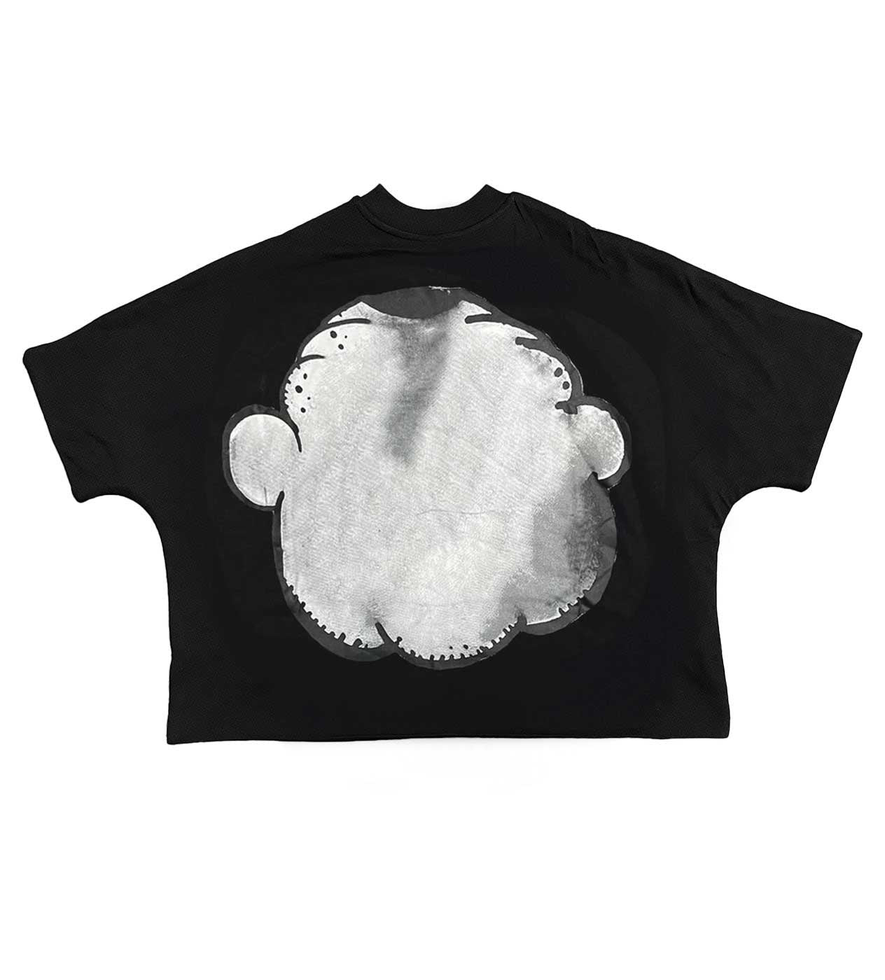 Billionaire Studios Bloo Frown Tee Black back view