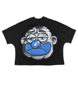 Billionaire Studios Bloo Frown Tee Black front view